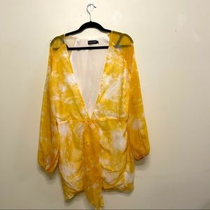 The dye dress from prettylittlething.